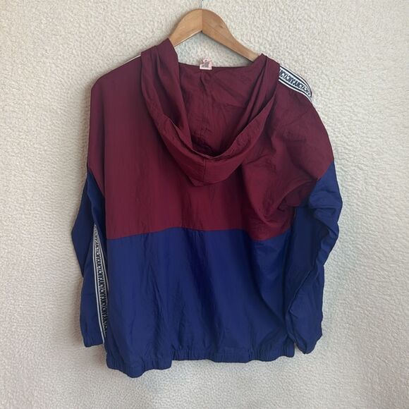 Juicy Couture Jacket Pullover Windbreaker Womens Medium Red Blue - Picture 2 of 6